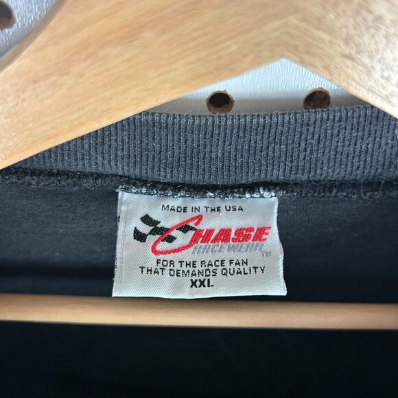 Dale Earnhardt AOP Black T Shirt Size XL Chase All Over 90s Vintage INTIMIDATOR - Picture 6 of 7